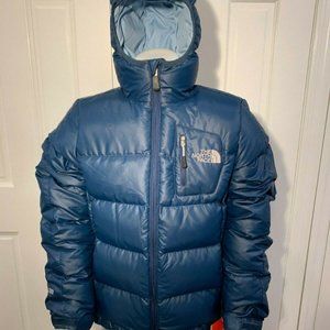 NORTH FACE - Blue, Down "Tahoe Hoody" Jacket - LAST ONE LEFT! Warm Winter Jacket